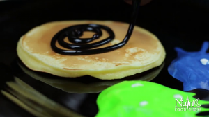 Easy Apple Chocolate Pancake Recipe idea