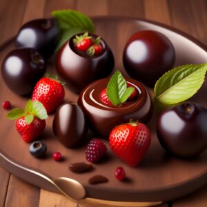 Dark Chocolate Covered Berries