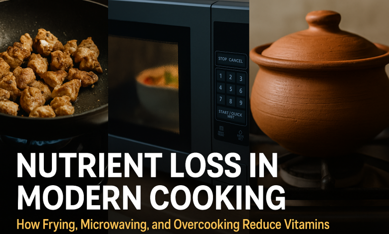 Nutrient Loss in Modern Cooking: How Frying, Microwaving, and Overcooking Reduce Vitamins