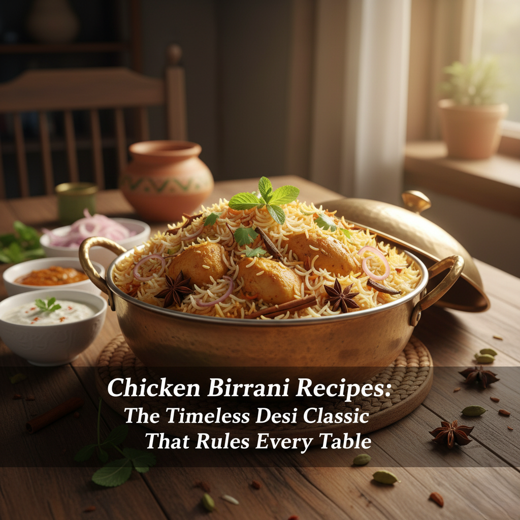 Chicken Biryani Recipes: The Timeless Desi Classic That Rules Every Table