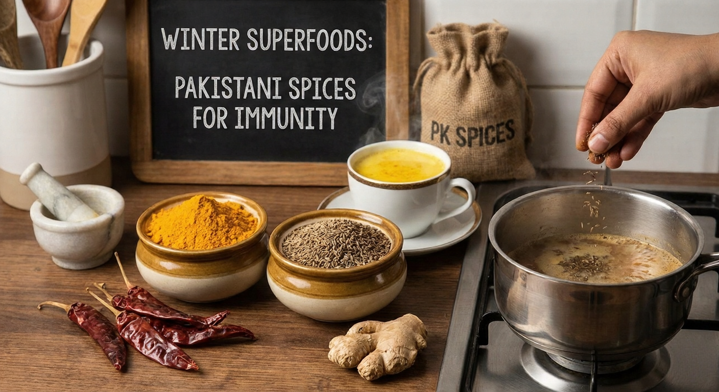 Why Pakistani Spices Like Turmeric & Cumin Are Winter Superfoods for Immunity Why Pakistani Spices Like Turmeric & Cumin Are Winter Superfoods for Immunity